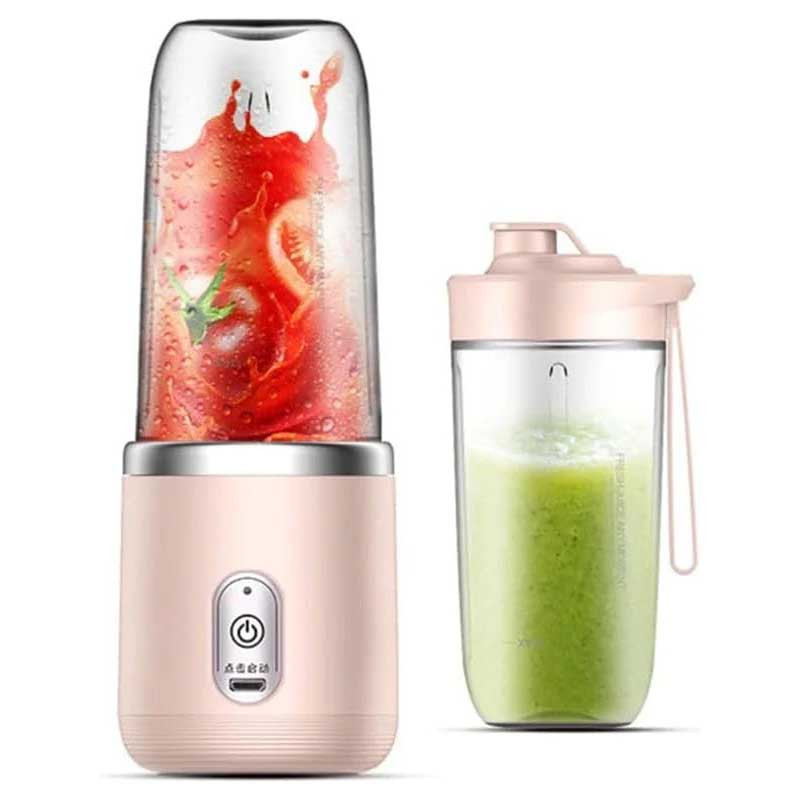 Blender Portable Multifonction - Puissance : 40 W  Capacité : 400 ml  - Nombre de vitesses : 1 -  Tension : 5 volts - Matériau de la lame : Acier inoxydable - Conception à 6 lames - Matériau : PP + PC - Capacité de la batterie : 2000 mah -  Vitesse de rotation : 21 000 tr/min - Temps de charge : 3-4h - Mode d'alimentation : USB -  Dimensions : 20 x9 x 9cm - Couleur : Vert