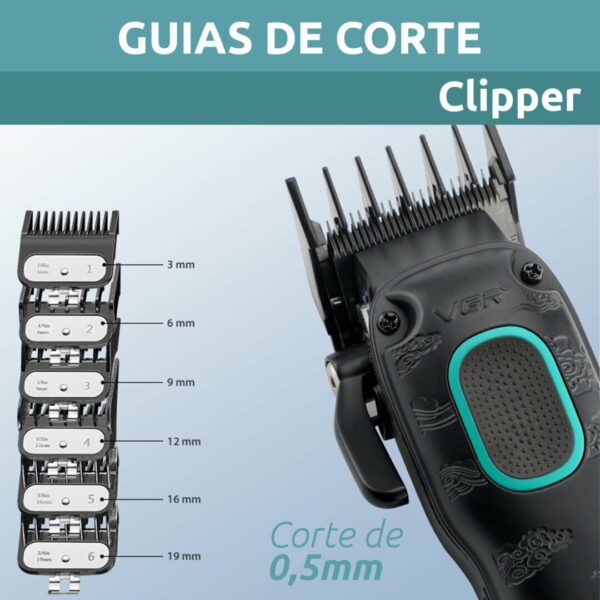 Tondeuse à cheveux professionnelle VGR V-016 rechargeable