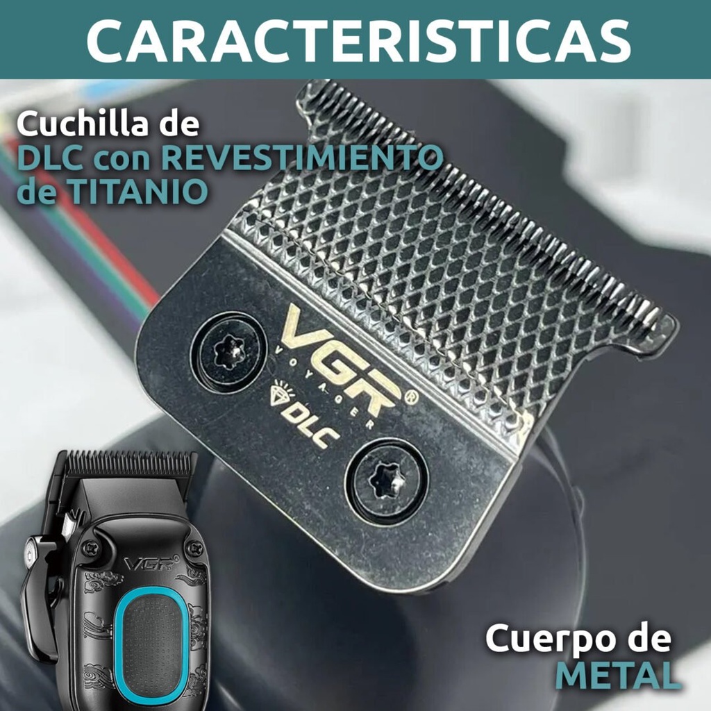 Tondeuse à cheveux professionnelle VGR V-016 rechargeable