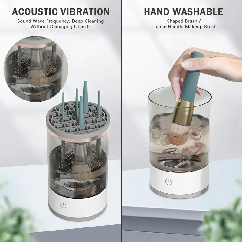 Nettoyeur de brosse de maquillage électrique 
