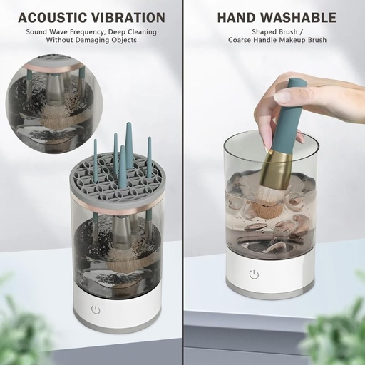 Nettoyeur de brosse de maquillage électrique 