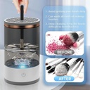 Nettoyeur de brosse de maquillage électrique 