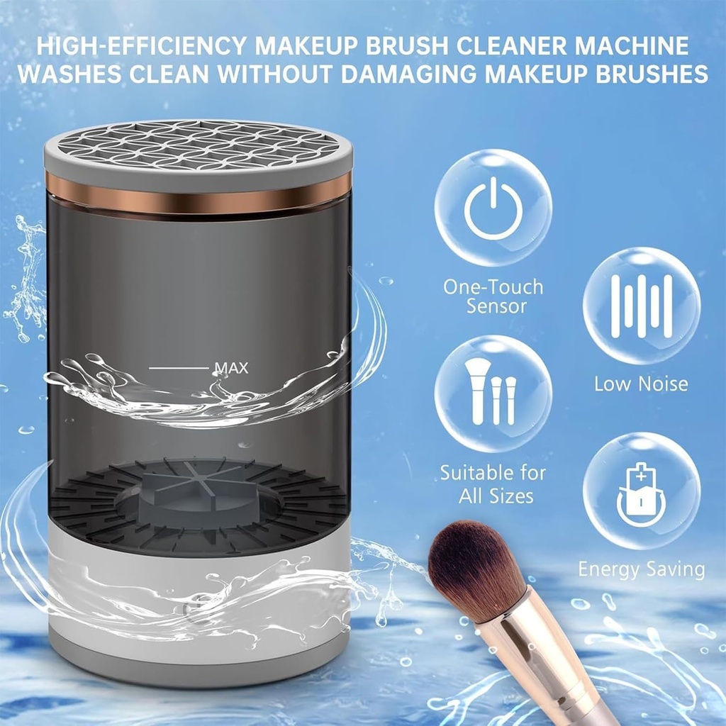 Nettoyeur de brosse de maquillage électrique 