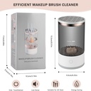Nettoyeur de brosse de maquillage électrique 