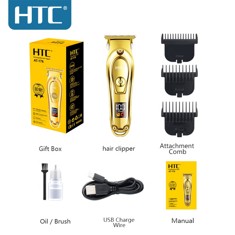 Tondeuse à cheveux portable sans fil HTC
