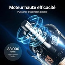Aspirateur à Main V1 Pro -  Portable pour Nettoyage de Voiture et Maison (Noir)
