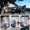 Support Téléphone Voiture Magnétique à Ventouse – Fixation Puissante & Rotation 360°