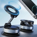 Support Téléphone Voiture Magnétique à Ventouse – Fixation Puissante & Rotation 360°