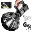 Lampe Torche Rechargeable Avec Trepied Et 4 Modes D'éclairage 