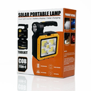 Lampe Solaire Portable Multifonctions Avec Boîte À Outils Intégrée 
