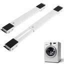 Lot De 2 Support À Roulettes Pour Gros Appareils Électroménagers Et Meubles 