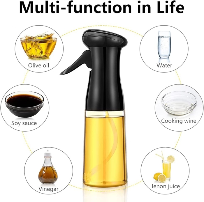Vaporisateur Huile Et Vinaigre 210 ML Spray En Verre 
