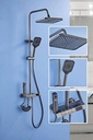 Ensemble De Douche Thermostatique  Avec Affichage LED Et Lumière 