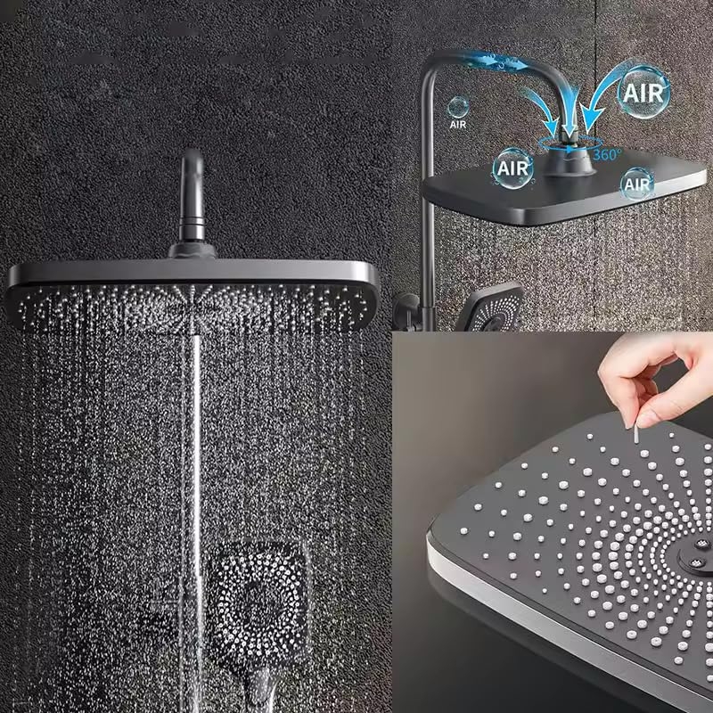 Ensemble De Douche Thermostatique  Avec Affichage LED Et Lumière 