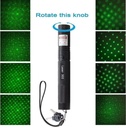 Pointeur Laser Vert Rechargeable En Aluminium, Haute Puissance 1000 MW Et Portée De 2000 Mètres 