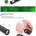 Pointeur Laser Vert Rechargeable En Aluminium, Haute Puissance 1000 MW Et Portée De 2000 Mètres 