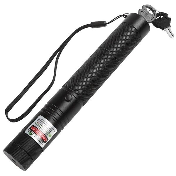 Pointeur Laser Vert Rechargeable En Aluminium, Haute Puissance 1000 MW Et Portée De 2000 Mètres 