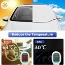 Pare Soleil Voiture Protection Pare Brise Contre Les Rayons UV 