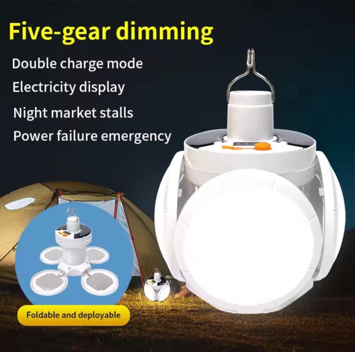 Lampe led pliable solaire rechargeable 