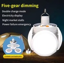 Lampe led pliable solaire rechargeable 