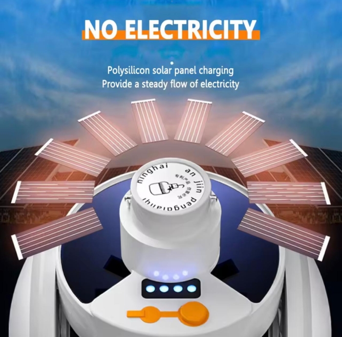 Lampe led pliable solaire rechargeable 