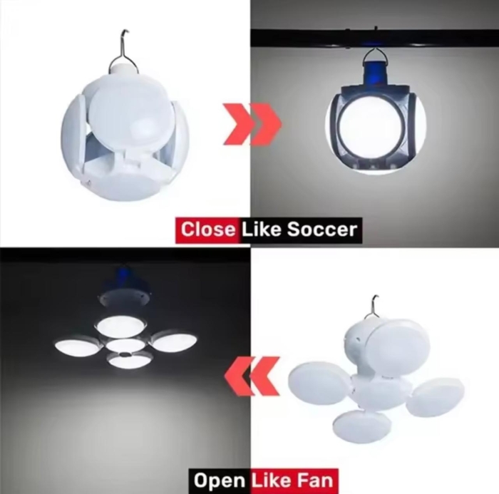 Lampe led pliable solaire rechargeable 