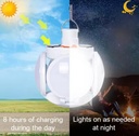Lampe led pliable solaire rechargeable 