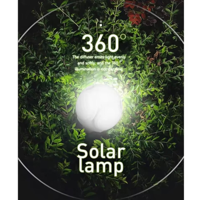 Lampe led pliable solaire rechargeable 