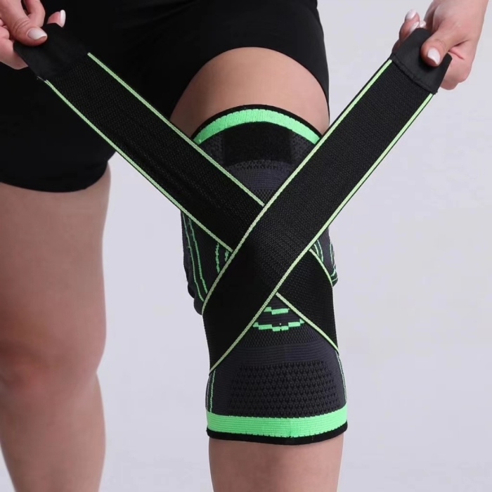 Genouillère De Compression Élastique - Réglable - Haute Qualité 