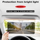 Pare-Soleil De Voiture Anti-Éblouissement 2-En-1 Jour Et Nuit 