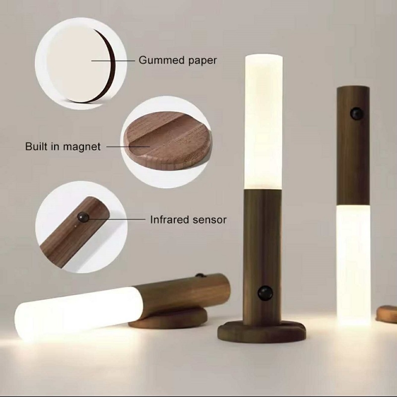 Applique Murale À LED Rechargeable Avec Détecteur Mouvement 