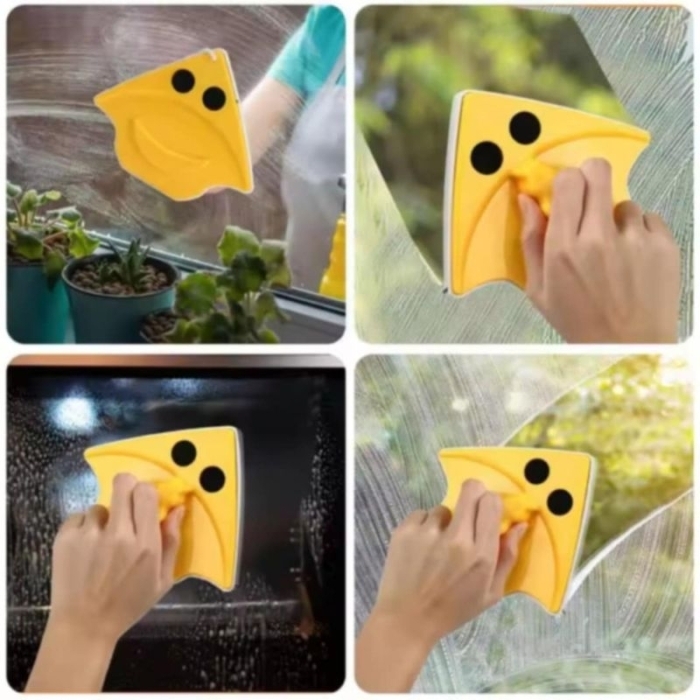 Brosse Magnétique À Double Face Pour Le Nettoyage Des Fenêtres 