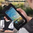 Gilet De Course Respirant Avec Poche De Téléphone Ajustable Waterproof Unisexe 
