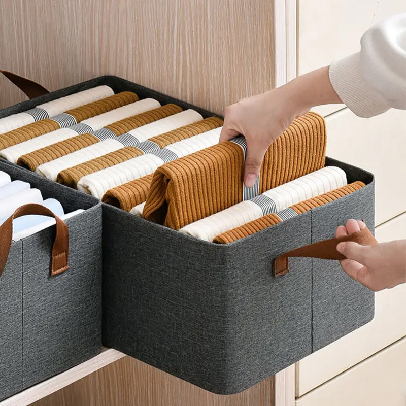 Boîte de rangement domestique pliable
