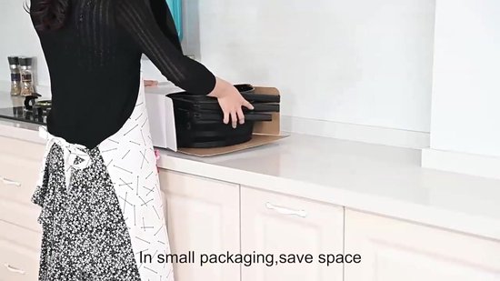 Étagère de rangement pliable et rotative à 3 niveaux en métal