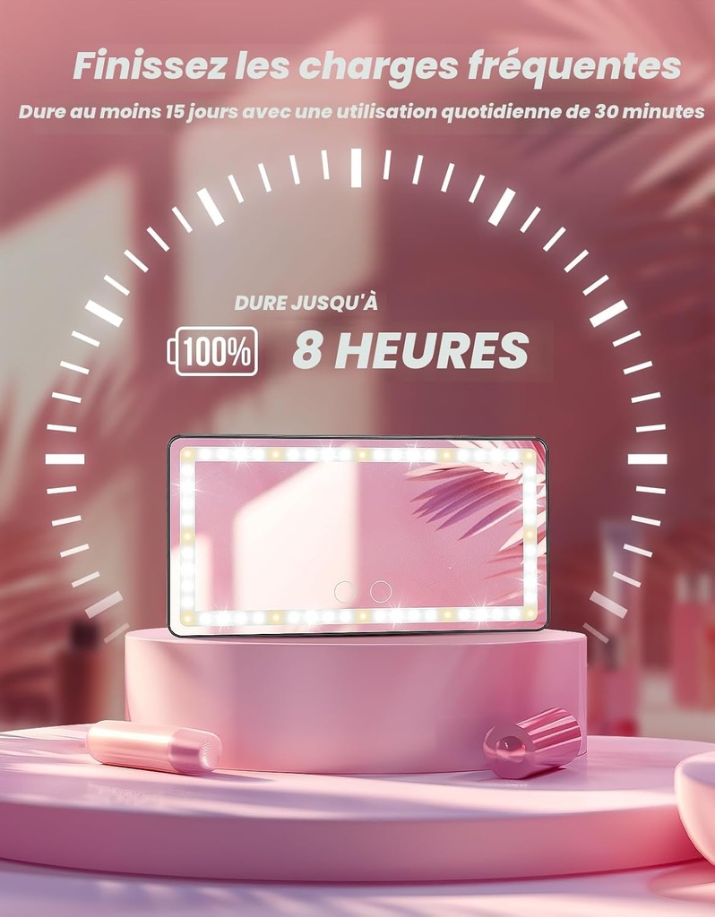 Miroir de Pare-Soleil de Voiture pour Maquillage