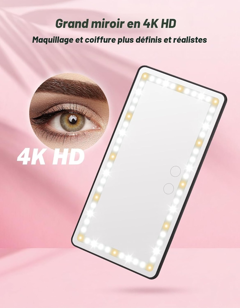 Miroir de Pare-Soleil de Voiture pour Maquillage