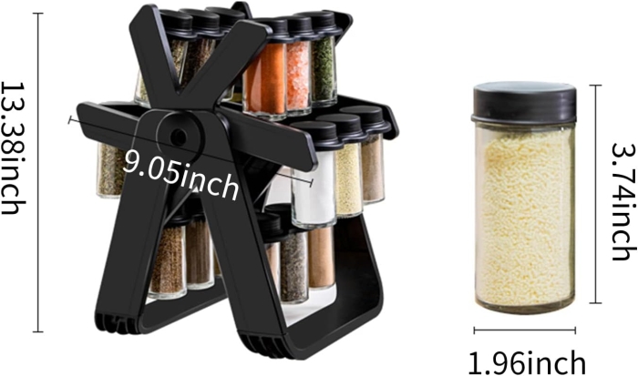 Épicerie Rotative Avec 18 Pots 