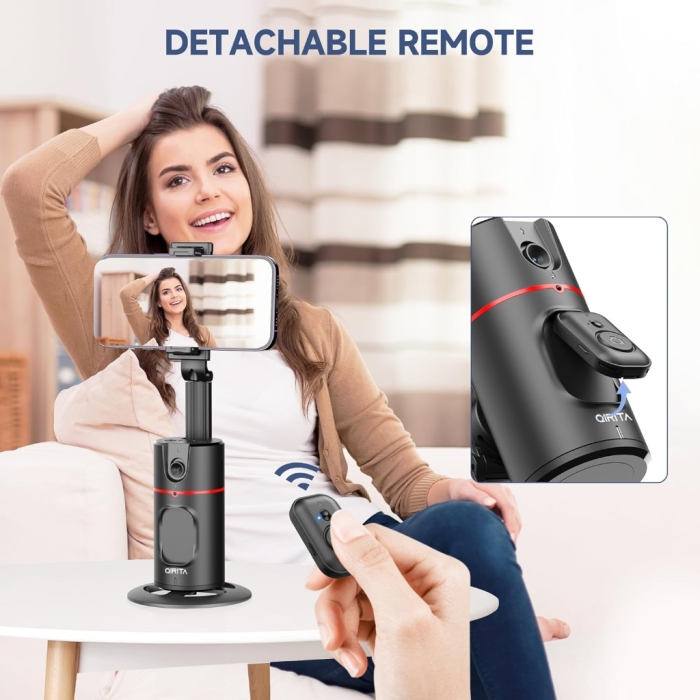Stabilisateur De Téléphone 360° À Suivi Automatique Du Visage 