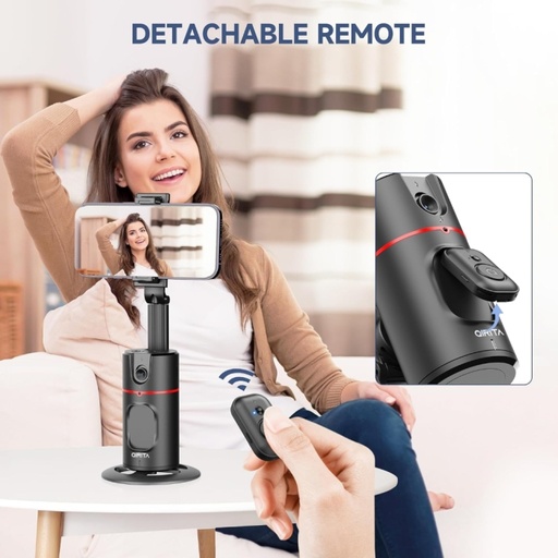 Stabilisateur De Téléphone 360° À Suivi Automatique Du Visage 