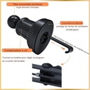 Support Magnétique Voiture 2 En 1 Téléphone & Gobelet 