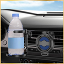 Support Magnétique Voiture 2 En 1 Téléphone & Gobelet 
