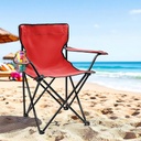 CHAISE DE PLAGE ET DE CAMPING PLIABLE M2 ROUGE 