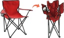 CHAISE DE PLAGE ET DE CAMPING PLIABLE M2 ROUGE 