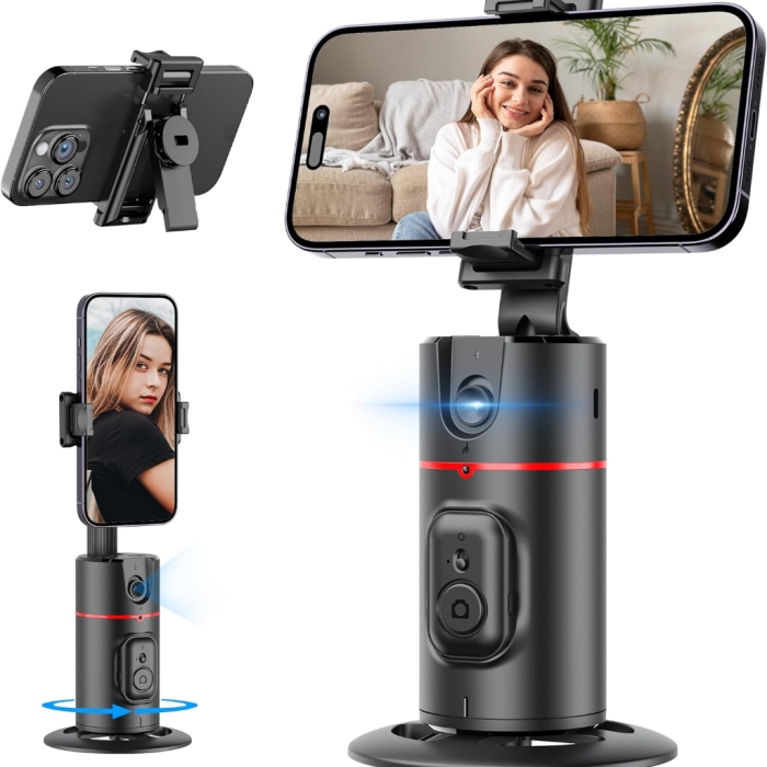 Stabilisateur De Téléphone 360° À Suivi Automatique Du Visage 
