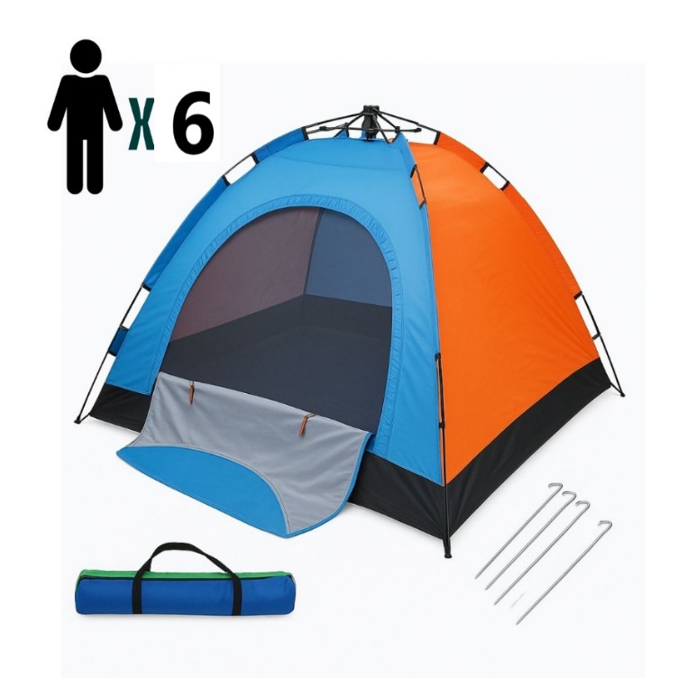 Tente automatique pour 6 personnes 