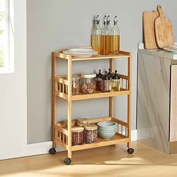 Etagère de Rangement En Bois 