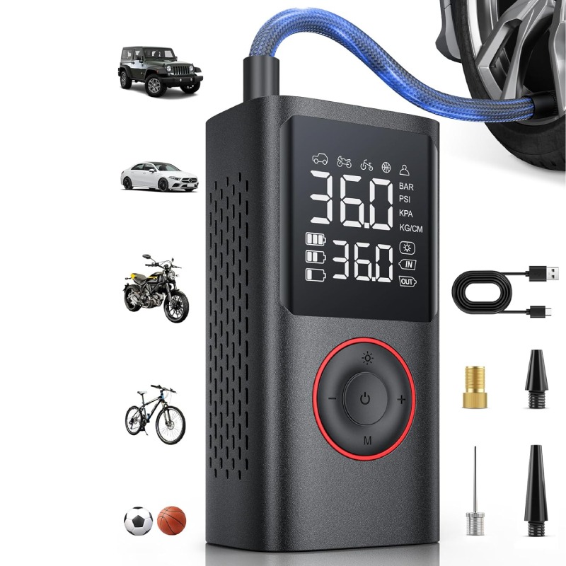 GONFLEUR PORTABLE 80W MULTIFONCTION