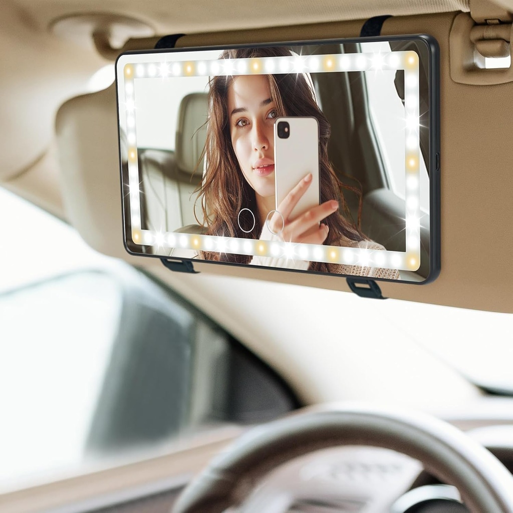 Miroir de Pare-Soleil de Voiture pour Maquillage