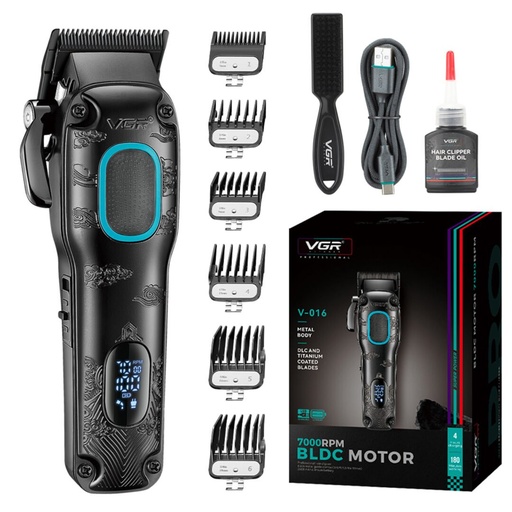 Tondeuse à cheveux professionnelle VGR V-016 rechargeable